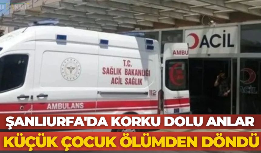 Şanlıurfa'da Korku Dolu Anlar: Küçük Çocuk Ölümden Döndü