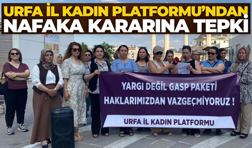 Urfa İl Kadın Platformu’ndan Nafaka Kararına Tepki