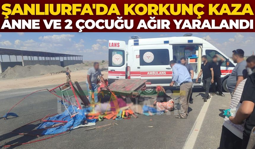 Suruç’ta Kamyon İle Elektrikli Motosiklet Çarpıştı: Anne ve 2 Çocuk Ağır Yaralandı