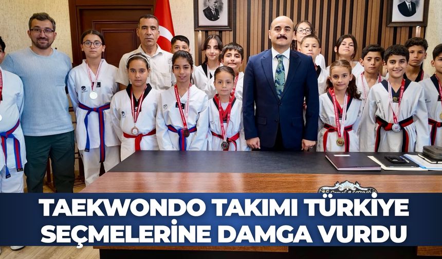 Akçakae’de Taekwondo Takımı Türkiye Seçmelerine Damga Vurdu