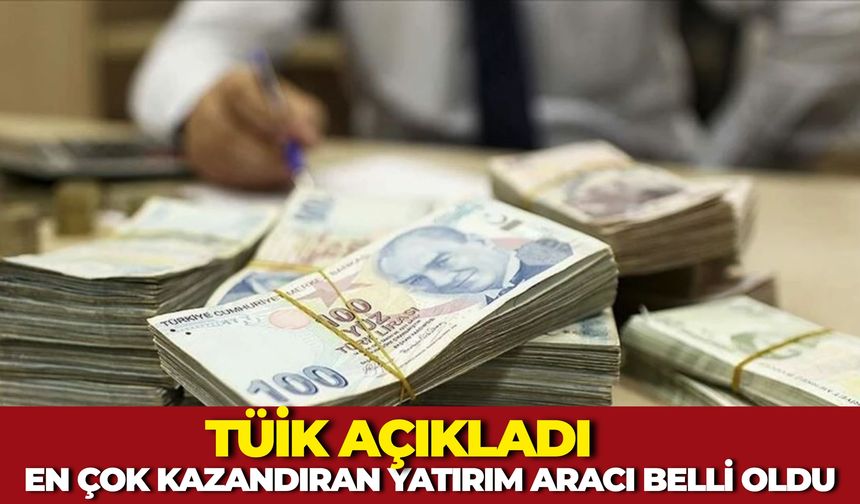 Tüik Açıkladı: Mayıs Ayında En Çok Kazandıran Yatırım Aracı Belli Oldu