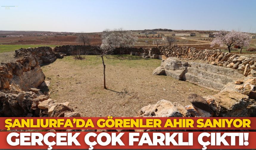 Şanlıurfa Birecik’te Tarihi Kayalık Yerleşim Dikkat Çekiyor