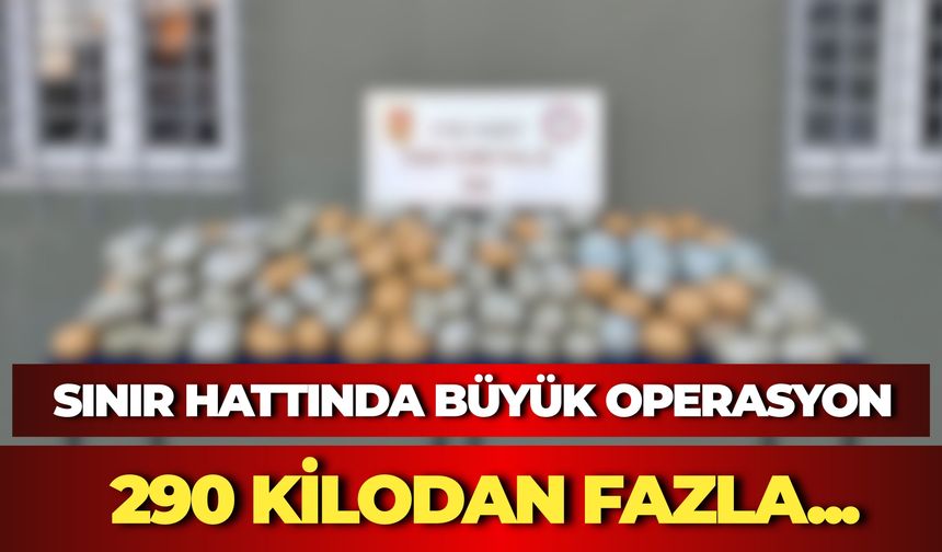 Van Hudut Hattında Büyük Operasyon: 290 Kilodan Fazla Yasaklı Madde Ele Geçirildi