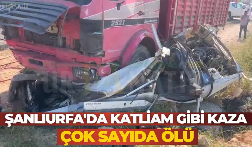 Şanlıurfa'da Katliam Gibi Kaza: Çok Sayıda Ölü