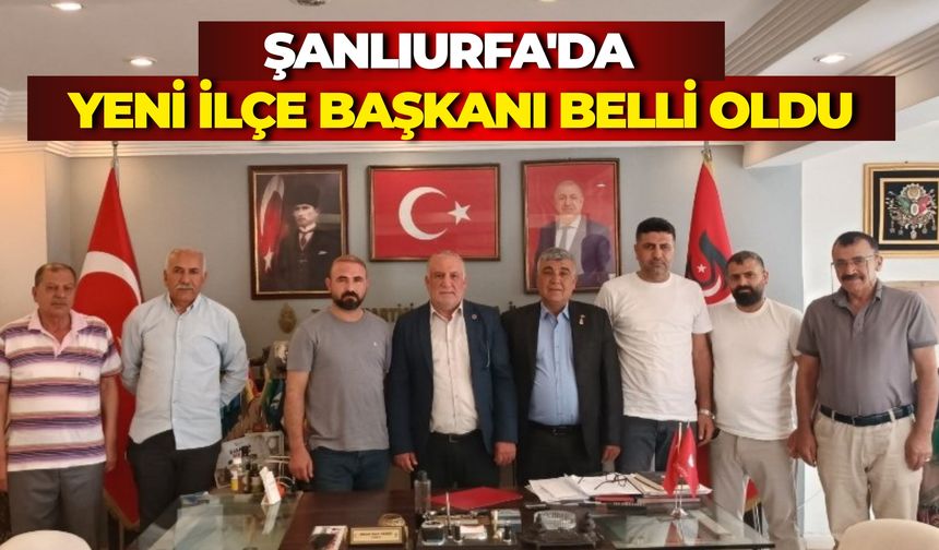 Zafer Partisi Siverek İlçe Başkanlığına Erdal Çiçekçi Atandı