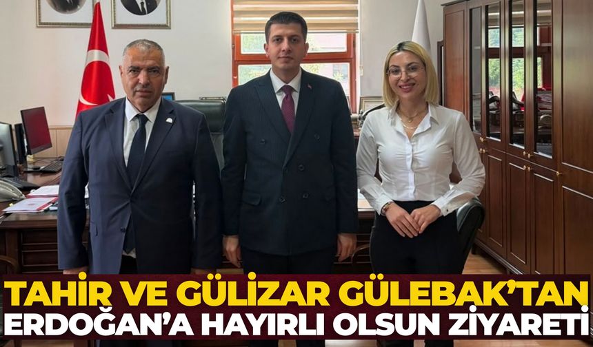 Tahir ve Gülizar Gülebak’tan Genel Müdür Zikrullah Erdoğan’a Hayırlı Olsun Ziyareti