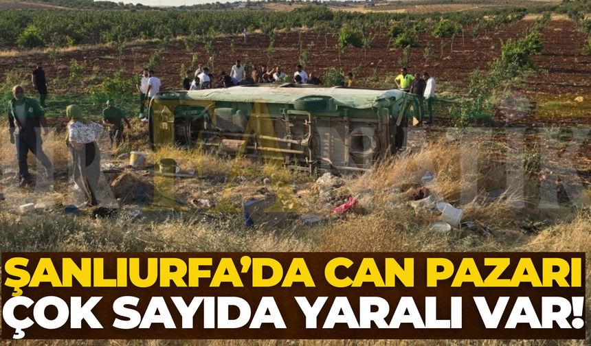 Suruç-Birecik Yolu'nda Minibüs Devrildi: 27 Tarım İşçisi Yaralandı