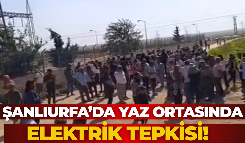 Şanlıurfa’da Yaz Ortasında Elektrik Tepkisi!