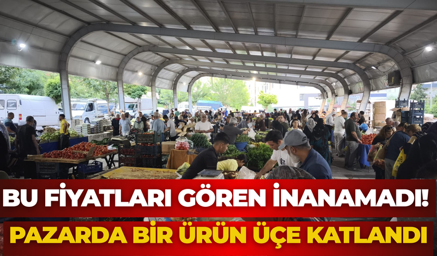 Şanlıurfa’da Bu Fiyatları Gören İnanamadı! Pazarda Bir Ürün Üçe Katlandı