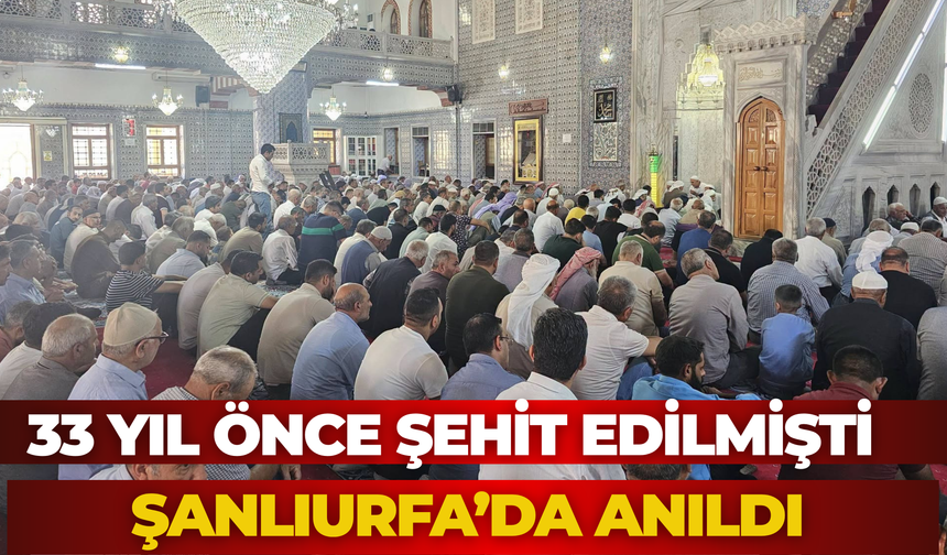Terörün Hedefi Olmuştu... Şehit Mahmut Tekke 33. Yılında Unutulmadı