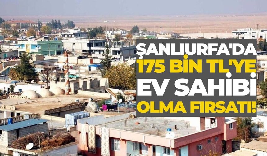 Akçakale'de İcradan Satılık Hisseli Ev ve Arsa