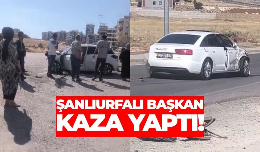 Şanlıurfa'da Sık Kazaların Yaşandığı Kavşakta Bu Kez Siyasetçi Kaza Geçirdi