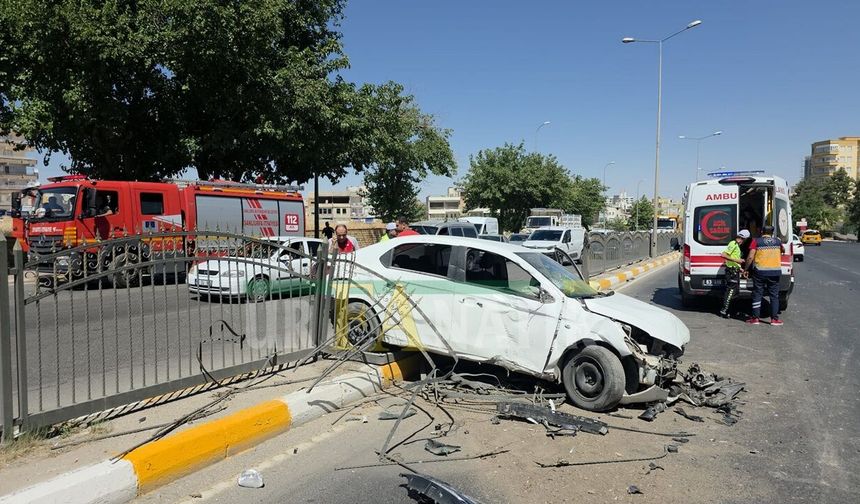 Şanlıurfa’da Ani Manevrası Faciaya Dönüştü: Yaralılar Var