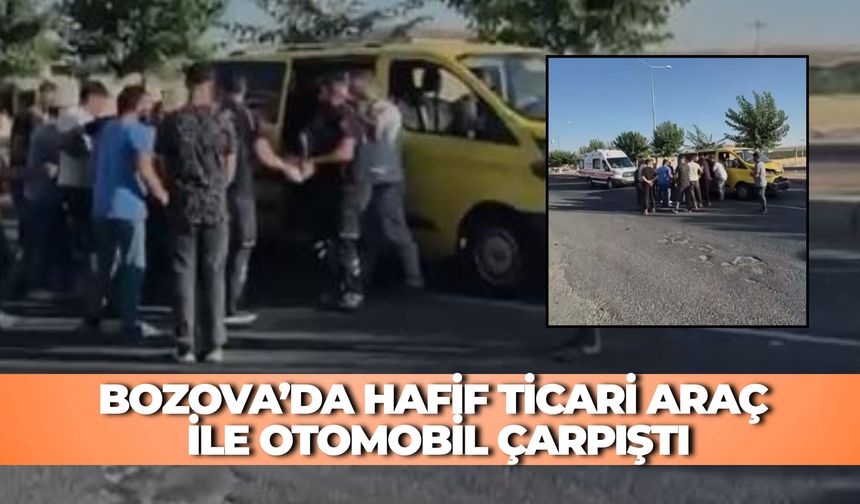 Bozova’da Hafif Ticari Araç ile Otomobil Çarpıştı: Yaralılar Var