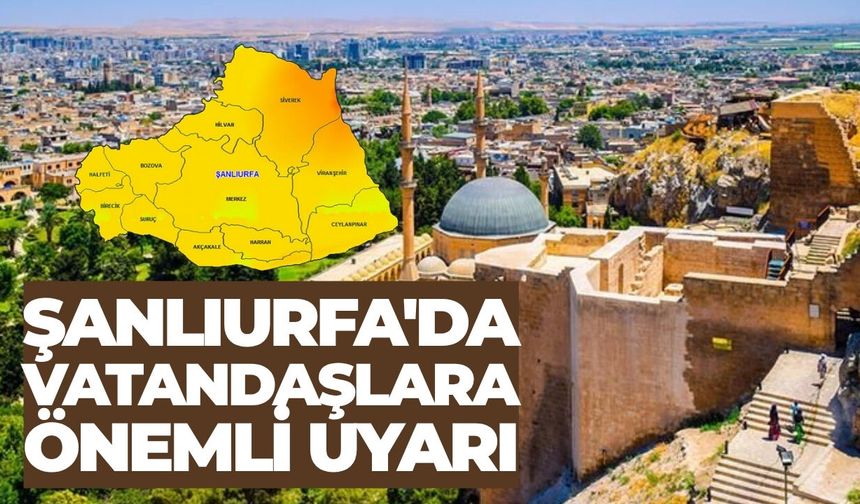 Ceylanpınar Kaymakamlığı’ndan İlaçlama Sonrası 15 Günlük Uyarı!