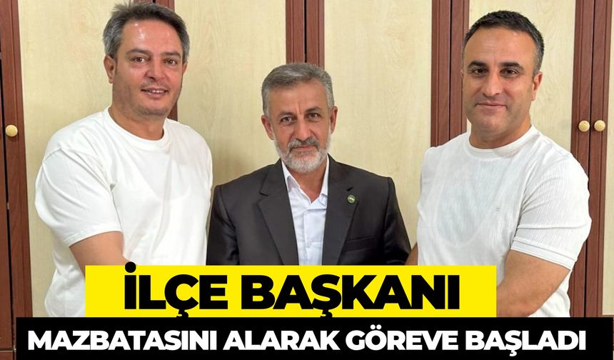 HÜDA PAR Eyyübiye İlçe Başkanı Mehmet Maytalman Mazbatasını Aldı