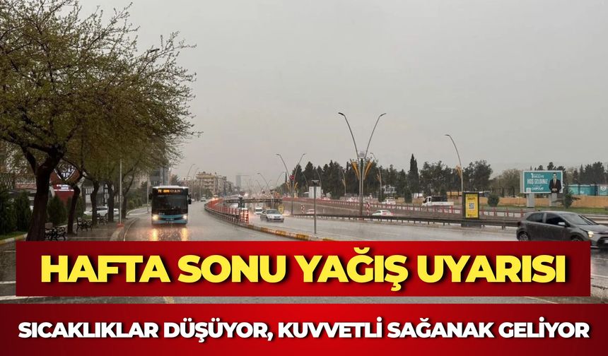 Hafta Sonu Yağış Uyarısı: Sıcaklıklar Düşüyor, Kuvvetli Sağanak Geliyor