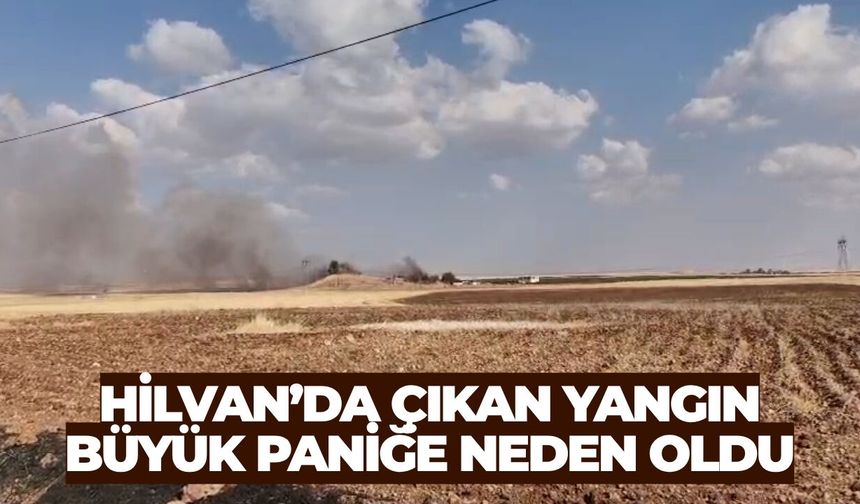 Hilvan’da Çıkan Yangın Büyük Paniğe Neden Oldu