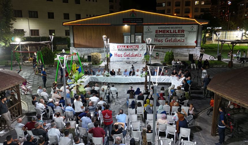 Karaköprü Belediye Başkanı Çiftçi Vatandaşlarla Buluştu