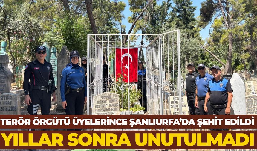 Şehit Bekçi Mahmut Kurt, Şehadetinin Yıl Dönümünde Kabri Başında Dualarla Anıldı