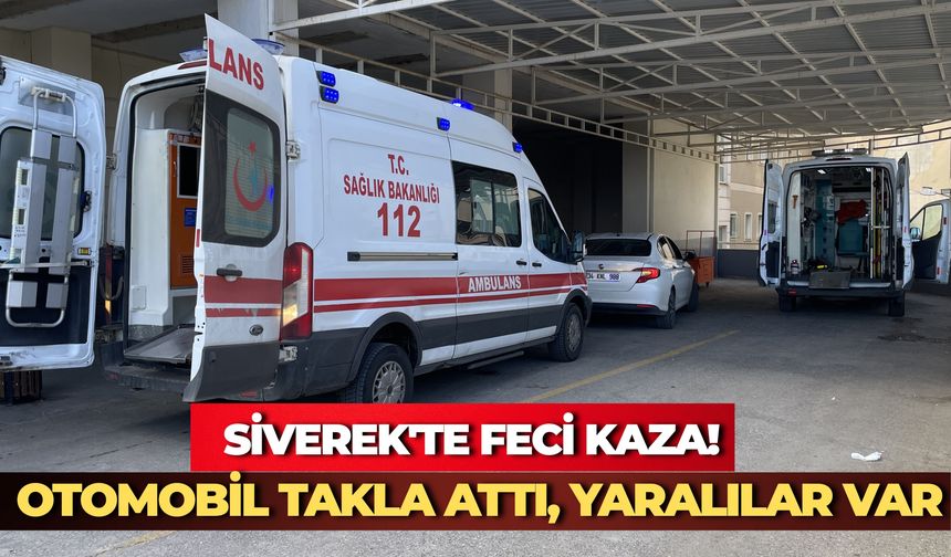 Siverek'te Feci Kaza! Otomobil Takla Attı, Yaralılar Var