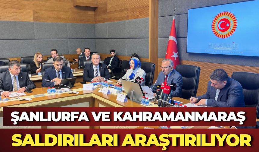 Şanlıurfa ve Kahramanmaraş Saldırıları Araştırılıyor