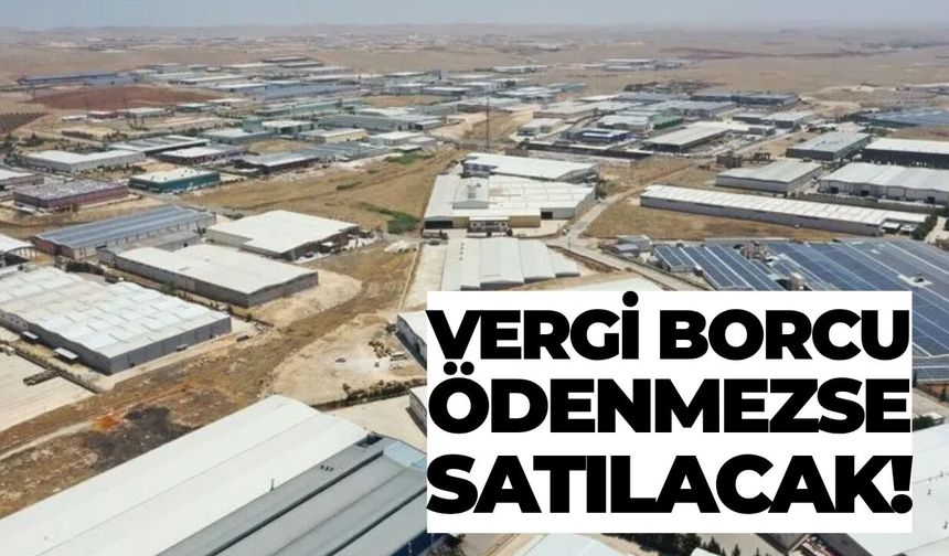 Şanlıurfa'da 27 Bin Metrekarelik Dev Fabrika Satışa Çıktı!