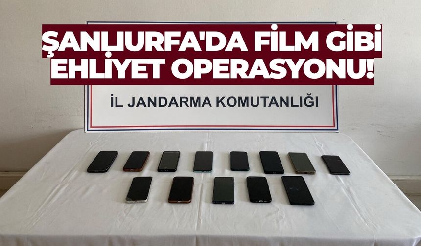 Şanlıurfa'da Film Gibi Ehliyet Operasyonu!