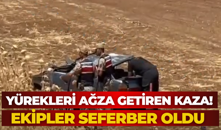 Şanlıurfa’da Yürekleri Ağza Getiren Kaza! Ekipler Seferber Oldu
