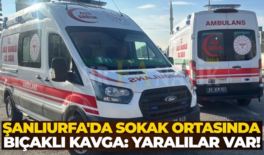 Şanlıurfa'da Sokak Ortasında Bıçaklı Kavga: 2 Yaralı