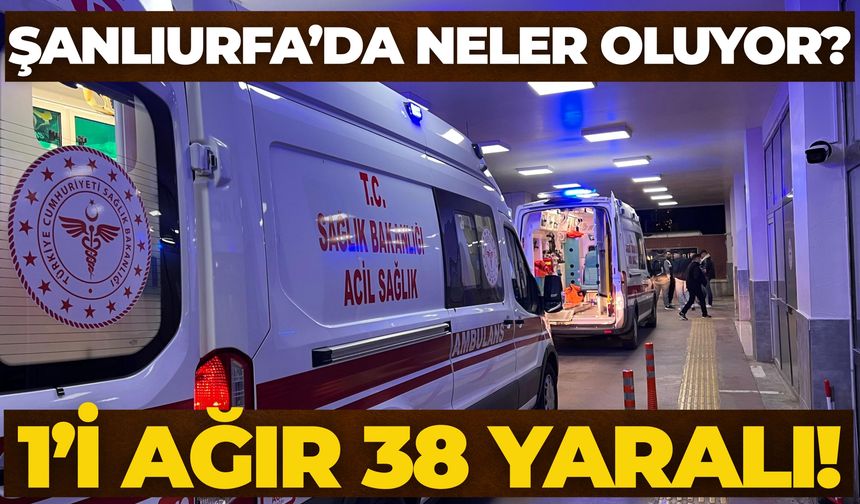 Şanlıurfa’da Son 3 Günün Acı Bilançosu: 11 Trafik Kazasında 38 Kişi Yaralandı