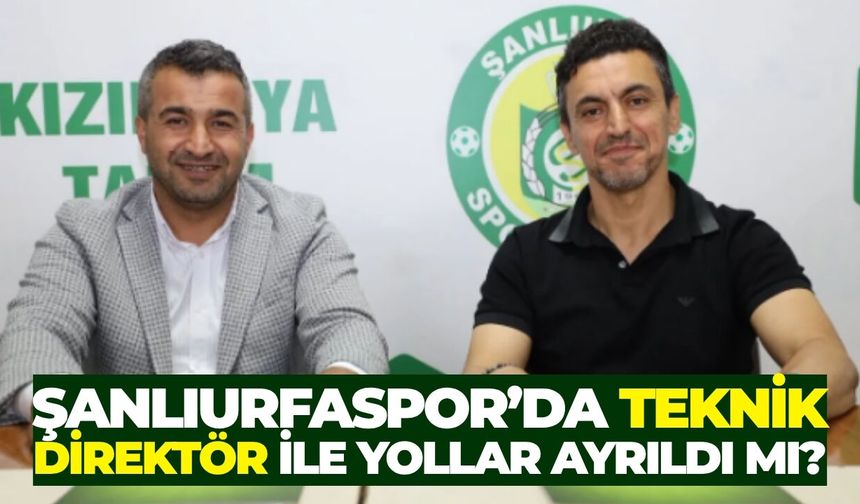 Şanlıurfaspor’da Teknik Direktör Ümit Bozkurt İle Yollar Ayrıldı Mı?