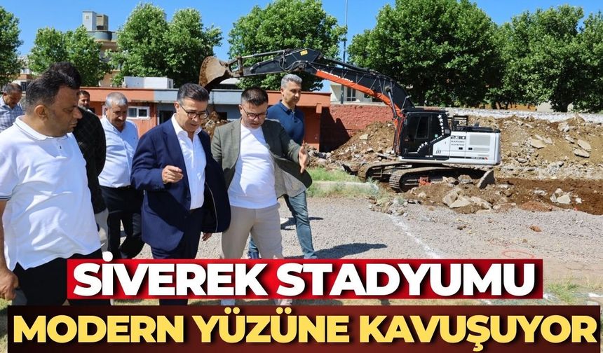 Siverek Firkan Tüysüz Şehir Stadyumu Yenileniyor