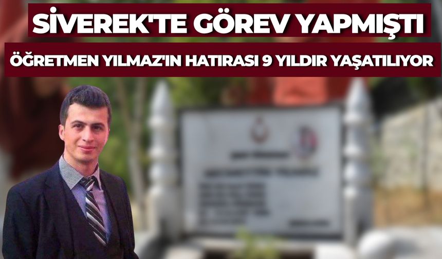 Siverek'te Görev Yapmıştı: Şehit Öğretmen Necmettin Yılmaz Vefatının 9'uncu Yılında Unutulmadı