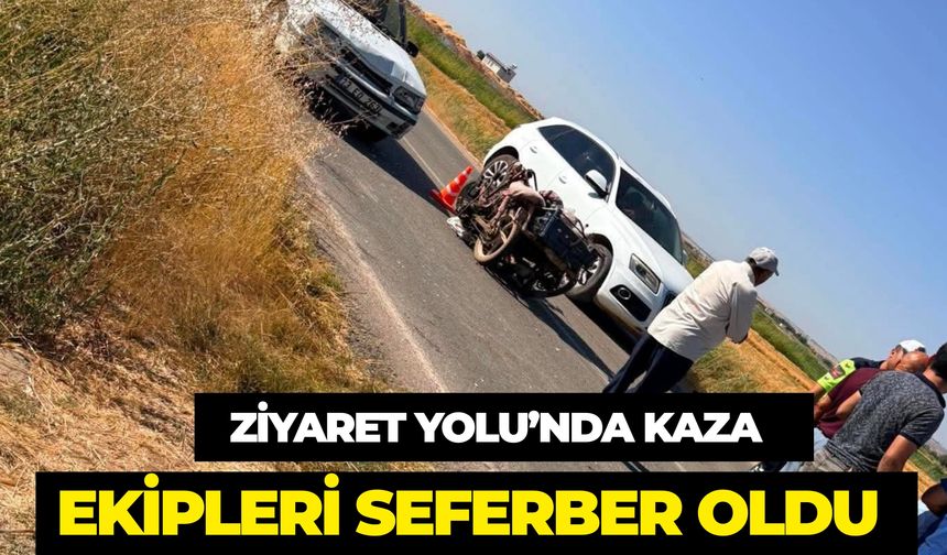 Suruç’ta Motosiklet İle Otomobil Çarpıştı: 1 Kişi Yaralandı