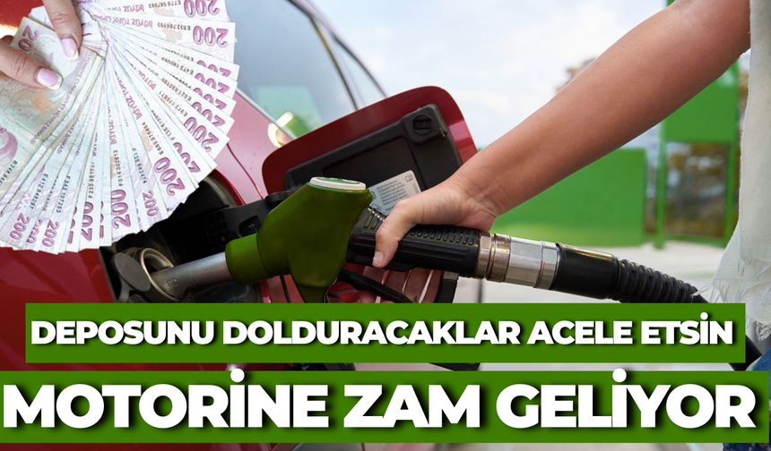 Sürücüler Hazırlıklı Olsun: Motorine Yeni Bir Zam Geliyor