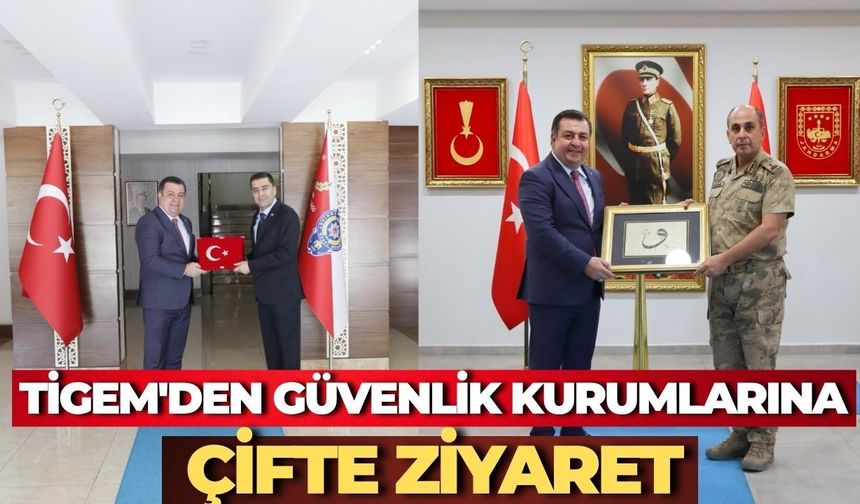 TİGEM Genel Müdürü Dr. Hasan Gezginç'ten Çifte Ziyaret