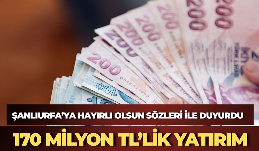 Şanlıurfa'da IPARD III Kapsamında 170,3 Milyon TL'lik Yatırım