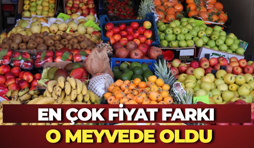 Üretici ile Market Arasındaki Fiyat Farkı Haziran'da En Fazla Elmada Görüldü