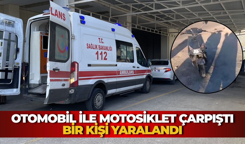 Viranşehir’de Otomobil ile Motosiklet Çarpıştı: Bir Kişi Yaralandı