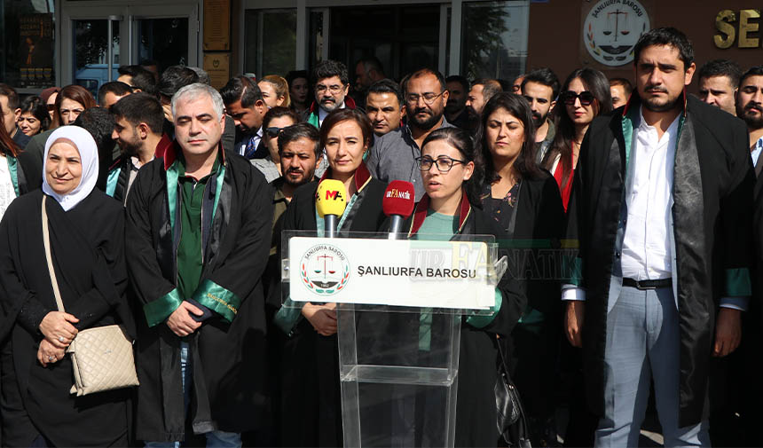 Şanlıurfa'da Tutuklanan Avukat Için Bir Araya Geldiler (1)