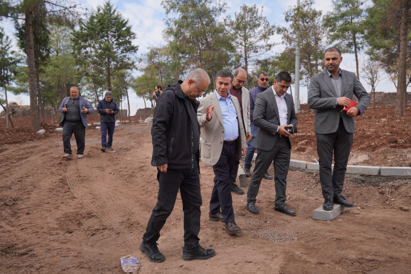 Başkan Bucak Tarihi Kalede İncelemelerde Bulundu