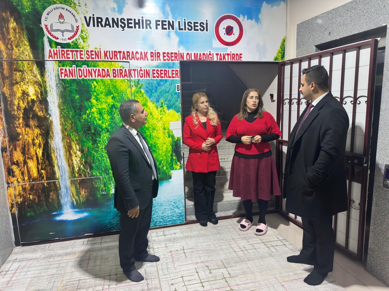 Kaymakam Ülkü, Fen Lisesi’ni İnceledi (1)