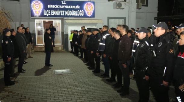 Şanlıurfa Emniyet Müdürü Aksoy Birecik’te Denetime Katıldı (1)