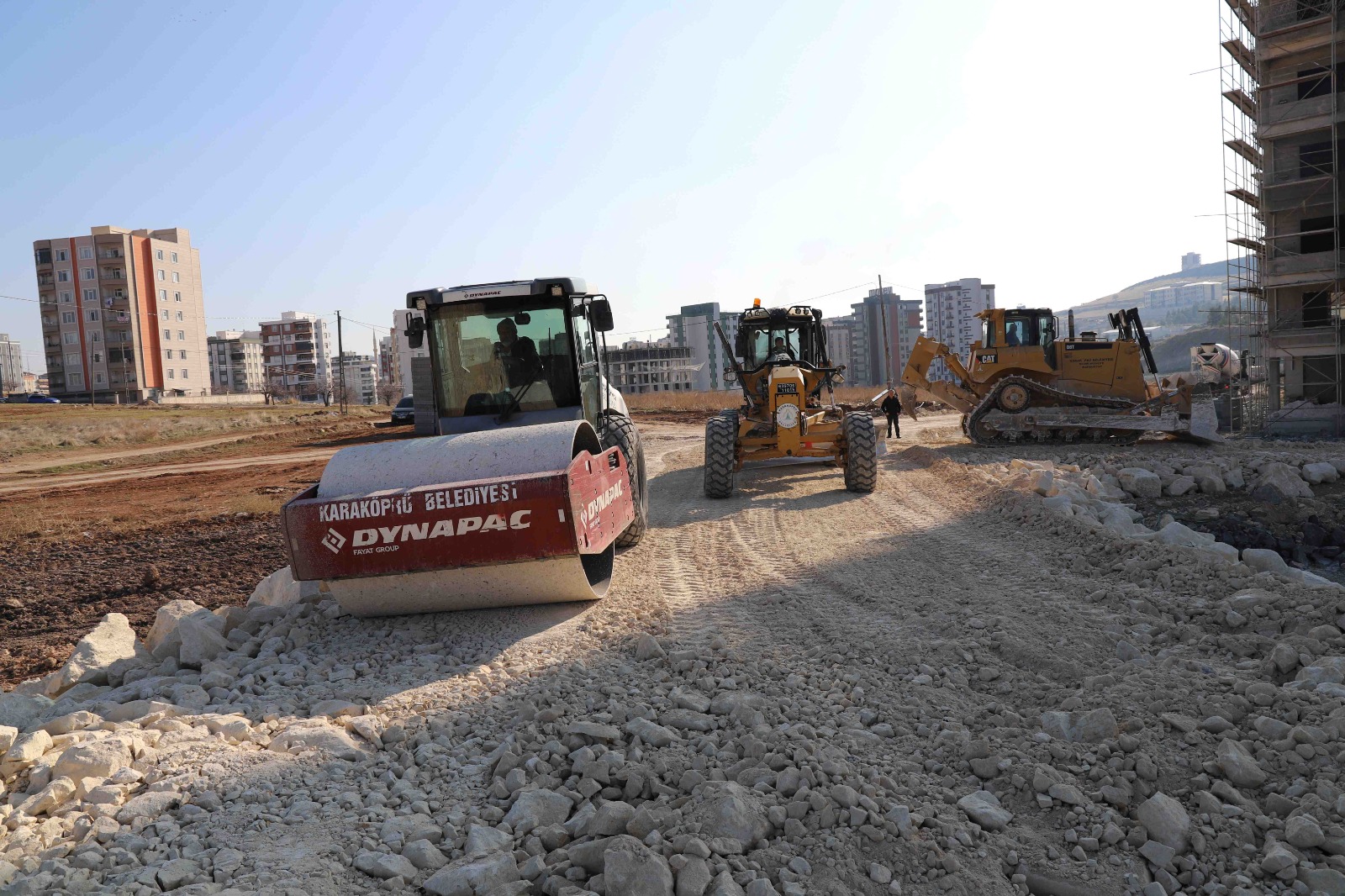 Karaköprü’ye Yeni Yollar Kazandırılıyor-1