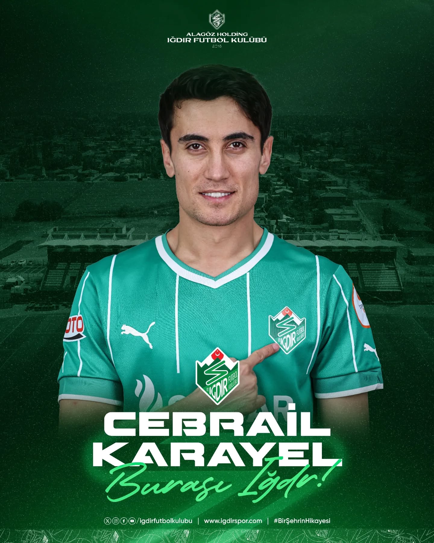 Cebrail Karayel, Iğdır Fk’ya Transfer Oldu