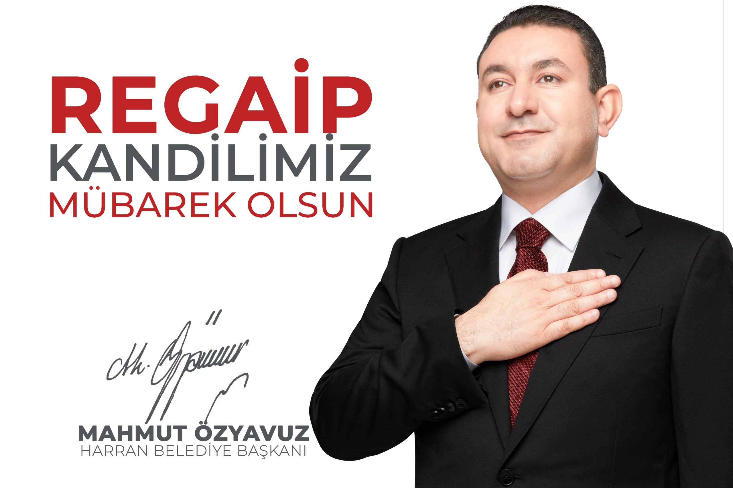 Başkan Özyavuz'un Regaip Kandili Mesajı