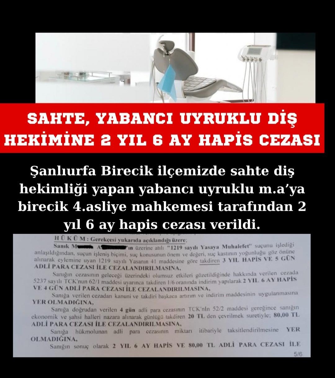 Sahte Diş Hekimi