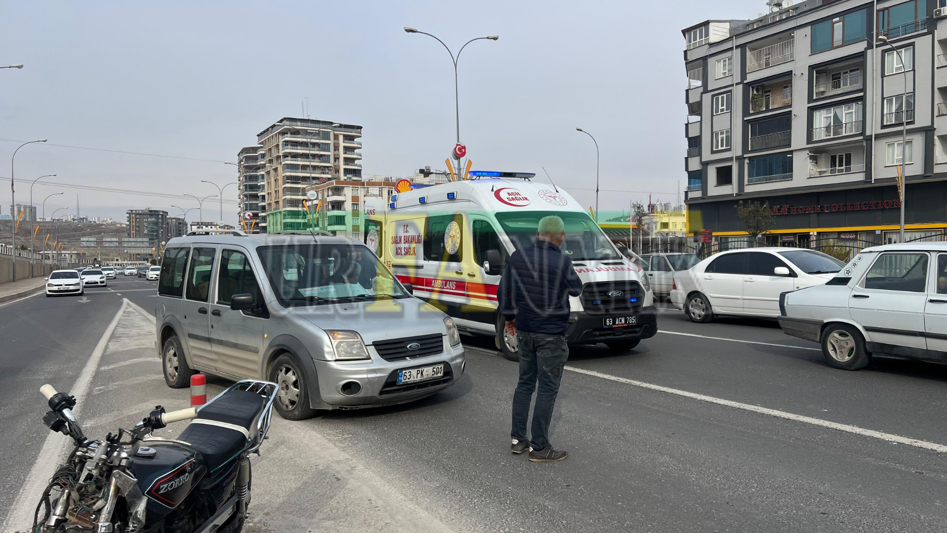 Şanlıurfa Karaköprü’de Kaza 1 Yaralı (2)