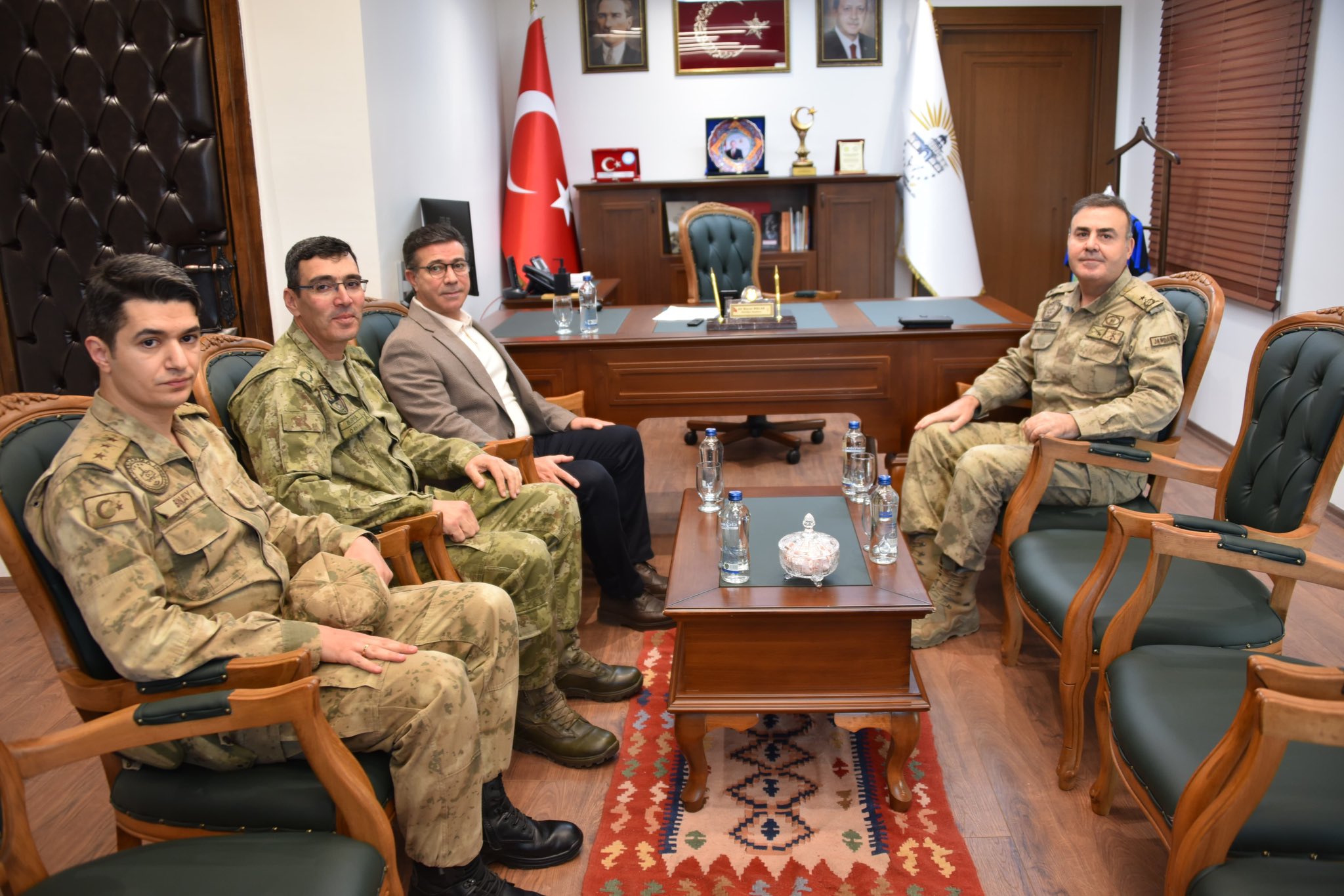 Tuğgeneral Mücahit Avkıran’dan Başkan Bucak’a Ziyaret (2)